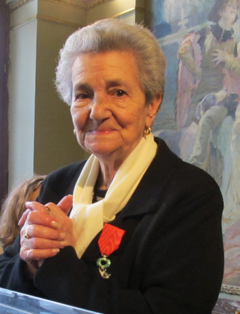 Angelita Bettini del Rio, salle des Illustres de la mairie de Toulouse pour sa décoration de la Légion d’honneur le 5 novembre 2010, photo Remi Demonsant